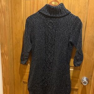 Old Navy Charcoal Cowl Neck Sweater Dress